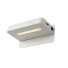 Lucide ATKIN - Bedlamp - LED - 1x5W 2700K - Met USB oplaadpunt - Wit