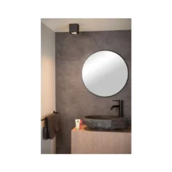 Lucide AVEN Plafondspot Vierkant Badkamer Gu10/50W Zwar