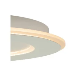 Lucide AXELLE Plafonnière-Wit-Ø39,6-LED Dimb.-24W-2700K