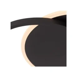 Lucide AXELLE Plafonnière-Zwart-LED Dimb.-24W-2700K