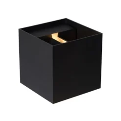 Lucide AXI - Wandspot Badkamer - LED - 1x6W 2700K - IP54 - Zwart Lucide