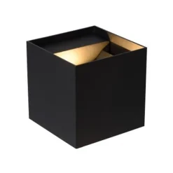 Lucide AXI - Wandspot Badkamer - LED - 1x6W 2700K - IP54 - Zwart Lucide