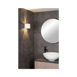 Lucide AXI - Wandspot Badkamer - LED - 1x6W 2700K - IP54 - Wit