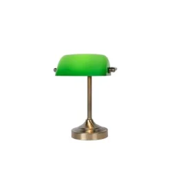 Lucide BANKER - Bureaulamp - 1xE14 - Brons