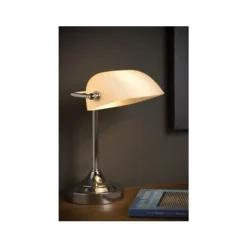 Lucide BANKER - Bureaulamp - 1xE14 - Chroom