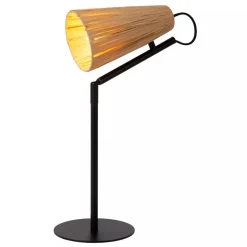 Lucide BENSEN Tafellamp-Nature.-1xE27-40W-Rotan