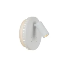 Lucide BENTJER - Wandlamp - Ø 14 cm - LED - 3000K - Wit