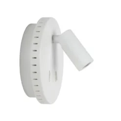 Lucide BENTJER - Wandlamp - Ø 14 cm - LED - 3000K - Wit