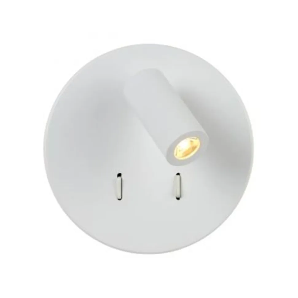 Lucide BENTJER - Wandlamp - Ø 14 cm - LED - 3000K - Wit