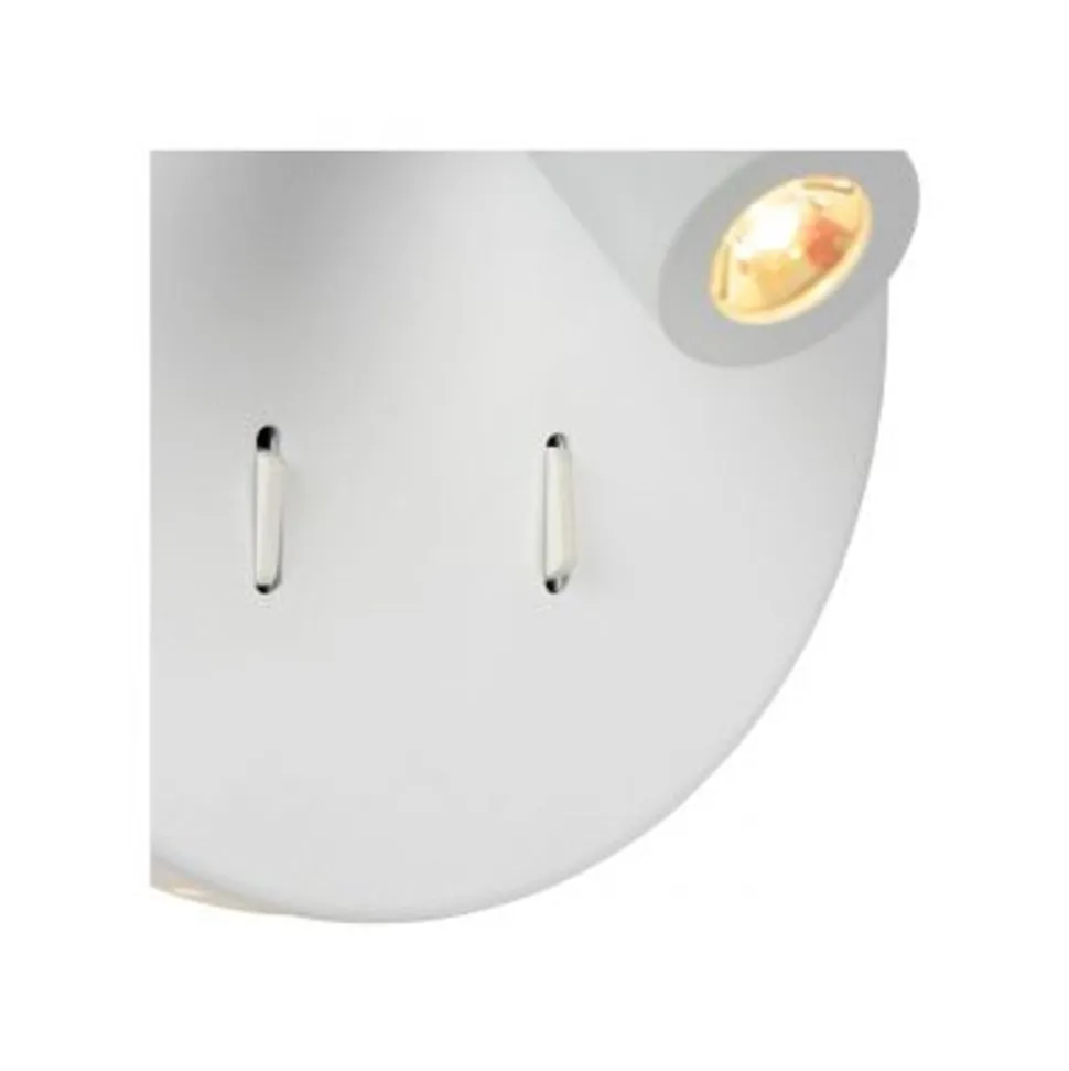 Lucide BENTJER - Wandlamp - Ø 14 cm - LED - 3000K - Wit