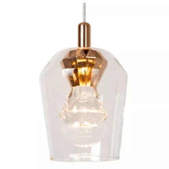 Lucide BERLIANE - Hanglamp - LED Dimb. - 5x4W 2700K - Met vervangbare LED-module - Transparant