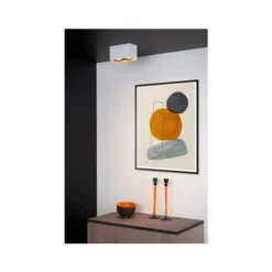 Lucide BIDO - Plafondspot - 2xGU10 - Wit Lucide