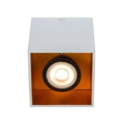 Lucide BIDO - Plafondspot - 1xGU10 - Wit