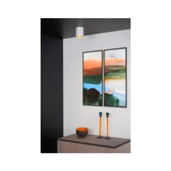 Lucide BIDO - Plafondspot - Ø 8 cm - 1xGU10 - Wit Lucide