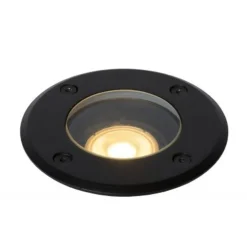 Lucide BILTIN - Grondspot Buiten - Ø 10,8 cm - 1xGU10 - IP67 - Zwart