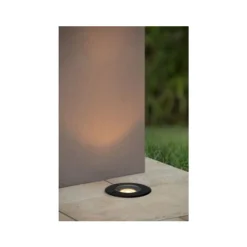 Lucide BILTIN - Grondspot Buiten - Ø 10,8 cm - 1xGU10 - IP67 - Zwart