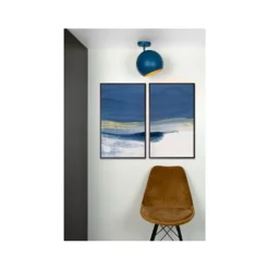 Lucide BINK - Plafonnière - Ø 25 cm - 1xE27 - Blauw