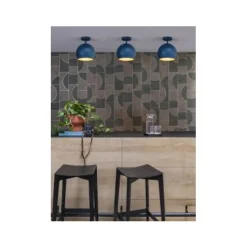 Lucide BINK - Plafonnière - Ø 25 cm - 1xE27 - Blauw