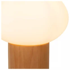 Lucide BIRTLE Tafellamp-Opaal-1xE27-40W-Glas