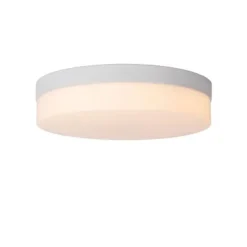 Lucide BISKIT Plafonnière Badk.-Wit-Ø28-LED-18W-2700K