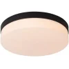 Lucide BISKIT Plafonnière Badk.-Zwart-Ø28-LED-18W-2700K