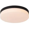Lucide BISKIT Plafonnière Badk.-Zwart-Ø34,5-LED-24W-2700K