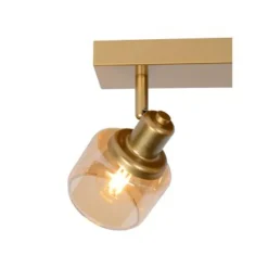 Lucide BJORN - Plafondspot - 2xE14 - Mat Goud / Messing