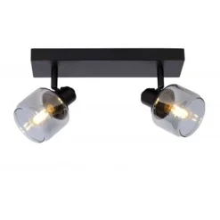 Lucide BJORN - Plafondspot - 2xE14 - Zwart