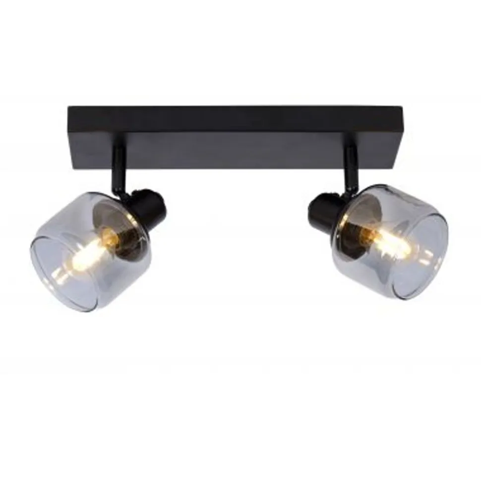 Lucide BJORN - Plafondspot - 2xE14 - Zwart