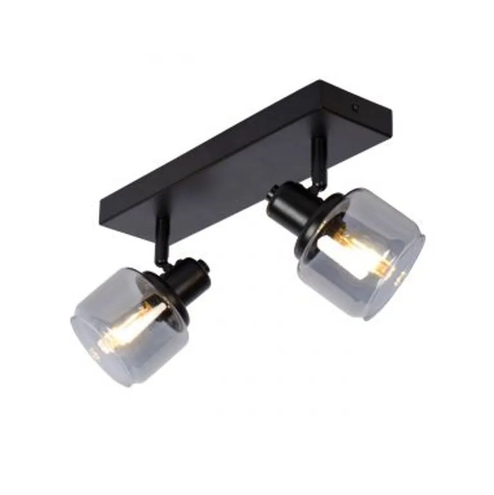 Lucide BJORN - Plafondspot - 2xE14 - Zwart