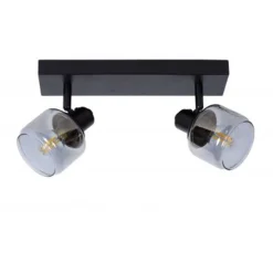 Lucide BJORN - Plafondspot - 2xE14 - Zwart