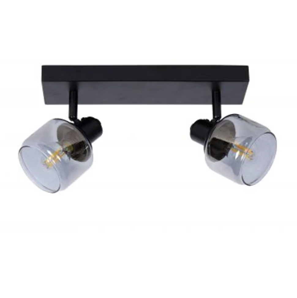 Lucide BJORN - Plafondspot - 2xE14 - Zwart