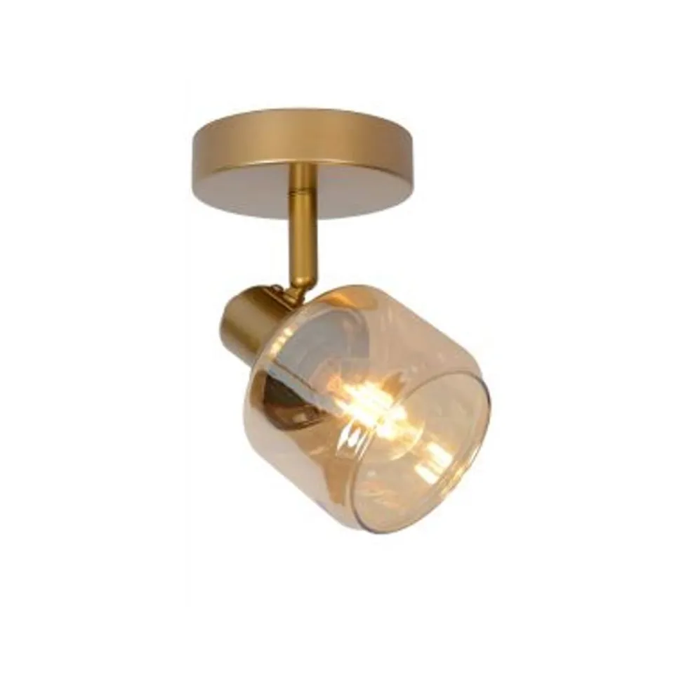 Lucide BJORN - Wandspot - 1xE14 - Mat Goud / Messing