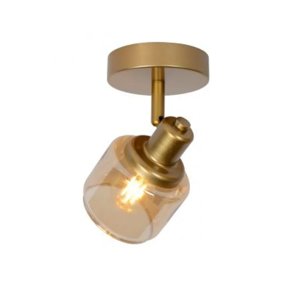 Lucide BJORN - Wandspot - 1xE14 - Mat Goud / Messing