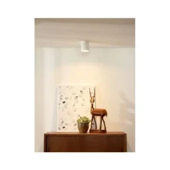 Lucide BODI Plafondlicht Rond GU10 excl. D8 H9.5cm Wit