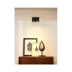 Lucide Bodi Plafondlicht 2Xgu10 Zwart 09101/02/30