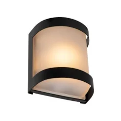 Lucide BOLO Wandlamp Buiten-Opaal-1xE27-15W-IP44-Glas