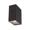 Lucide BOLTON Wandlamp Buiten-Zwart-LED-1W-2850K/3150K-4V