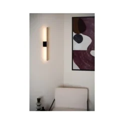 Lucide BRAGA Wandlamp-Koffie-LED-11,5W-2700K-Alumin.
