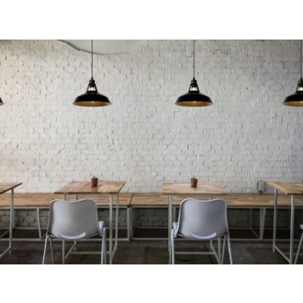 Lucide BRASSY-BIS - Hanglamp - Ø 31 cm - 1xE27 - Zwart