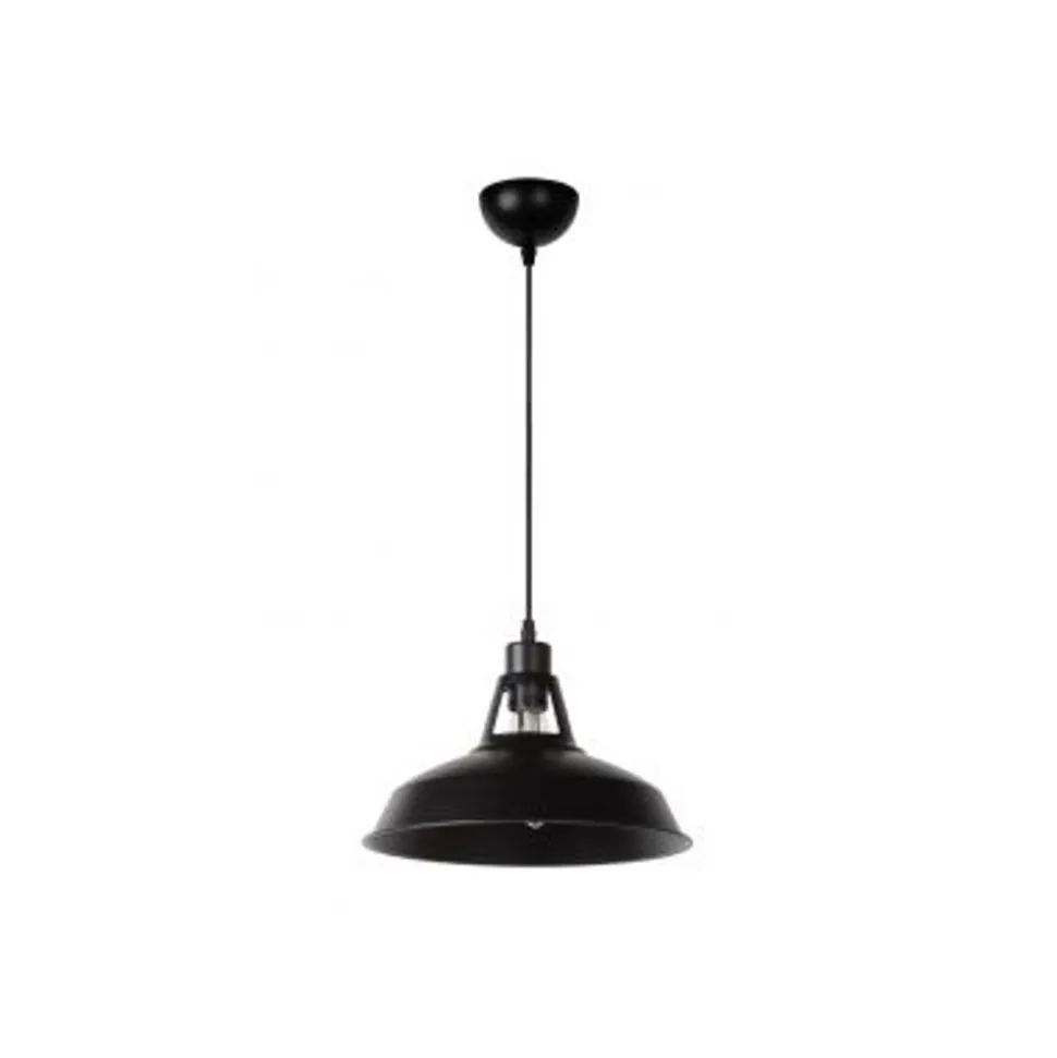 Lucide BRASSY-BIS - Hanglamp - Ø 31 cm - 1xE27 - Zwart