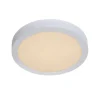 Lucide BRICE-LED - Plafonnière Badkamer - Ø 30 cm - LED Dimb. - 1x30W 3000K - IP44 - Wit