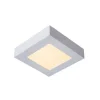 Lucide BRICE-LED - Plafonnière Badkamer - LED Dimb. - 1x15W 3000K - IP44 - Wit