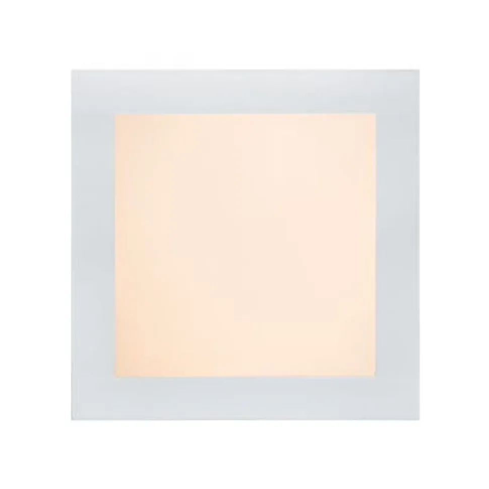 Lucide BRICE-LED - Plafonnière Badkamer - LED Dimb. - 1x22W 3000K - IP44 - Wit