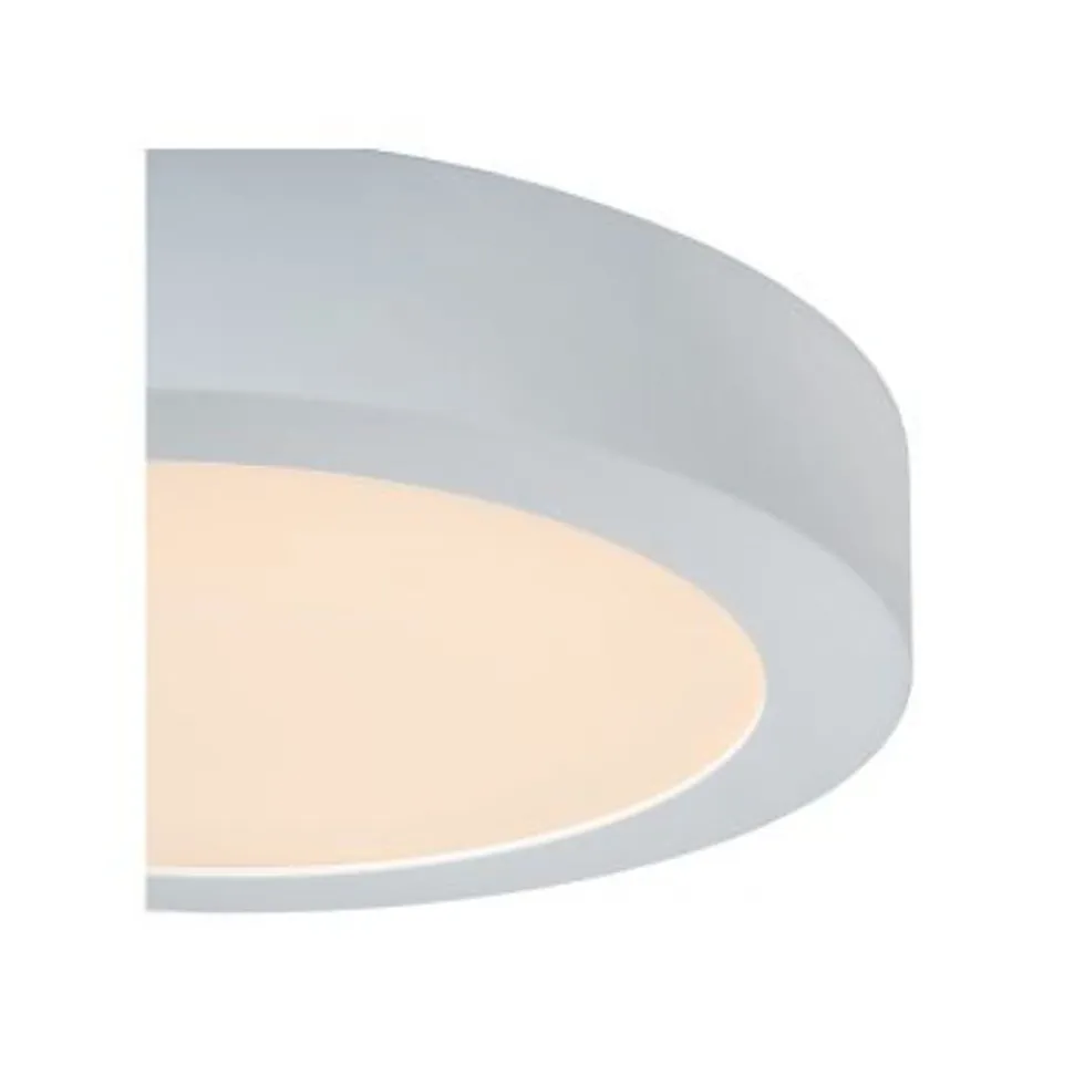 Lucide BRICE-LED - Plafonnière Badkamer - Ø 24 cm - LED Dimb. - 1x15W 3000K - IP44 - Wit