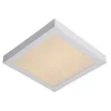 Lucide BRICE-LED - Plafonnière Badkamer - LED Dimb. - 1x30W 3000K - IP44 - Wit