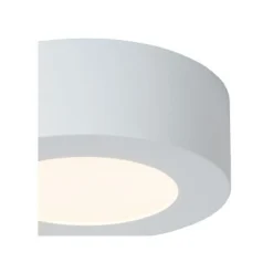 Lucide BRICE-LED - Plafonnière Badkamer - Ø 11,7 cm - LED Dimb. - 1x8W 3000K - IP44 - Wit