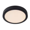 Lucide BRICE-LED Plafonnier Dimbaar 30W Ø30cm IP44 Zwart