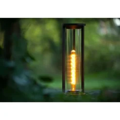 Lucide CADIX - Sokkellamp Buiten - Ø 16 cm - 1xE27 - IP65 - Zwart