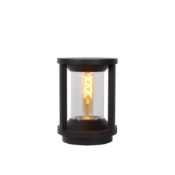 Lucide CADIX - Sokkellamp Buiten - Ø 16 cm - 1xE27 - IP65 - Zwart